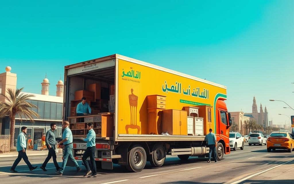 نقل عفش حي النزهة جدة