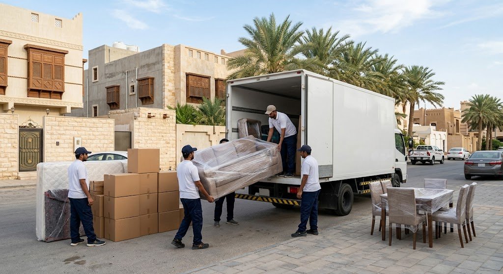 خدمات نقل العفش والأثاث في جدة شاملة الفك والتركيب