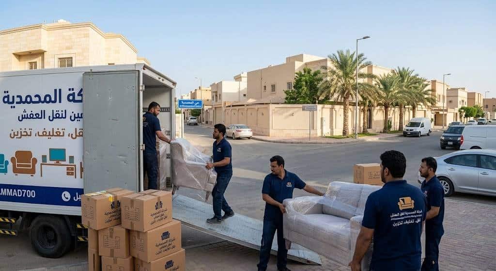 شركة نقل عفش في حي المحمدية | خدمات نقل آمنة وسريعة ومضمونة