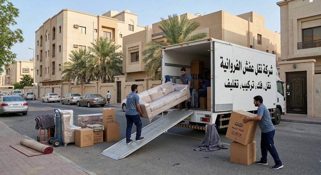 شركة نقل عفش بالفروانية | خدمة نقل، فك، وتغليف آمنة